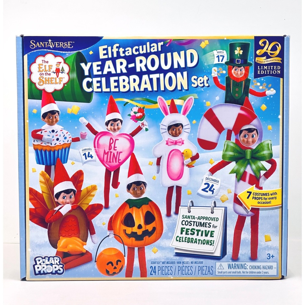 Elf on the Shelf Polar Props Elftacular Year-Round Celebration Set - NEW 2025‎